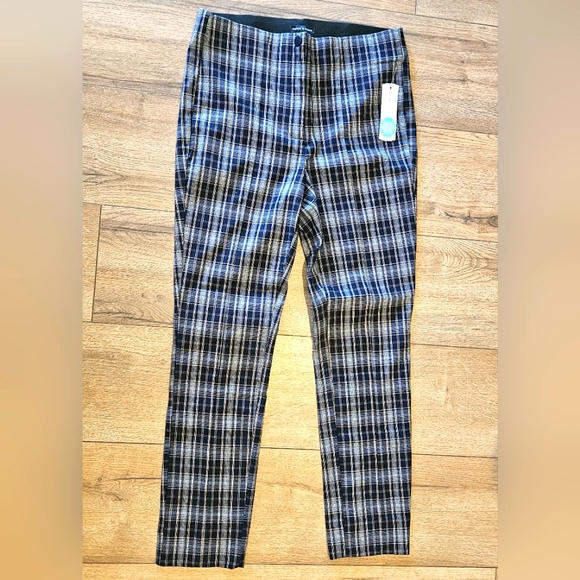 NWT'S - VIOLETS ANDROSES - Mid-Rise Back Slit Skinny Pull-on Pants - Size 10 - Picture 3 of 4